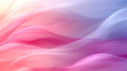 Fototapeta premium Abstract pastel pink, purple, and blue wave background.