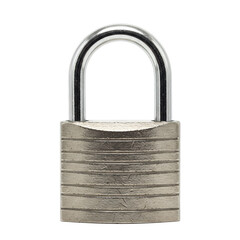 Fototapeta premium padlock isolated on transparent background