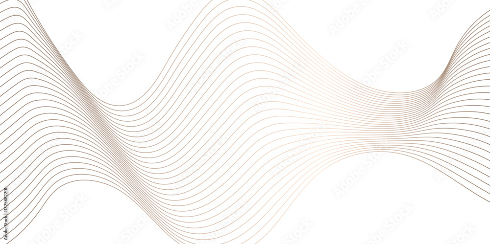 Poster abstract wavy lines on transparent background with grey smooth element swoosh speed wave modern stre