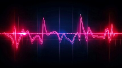Innovative ECG backgrounds emphasizing contemporary medical themes.