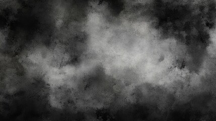 Striking black gradient watercolor background with stunning texture. 