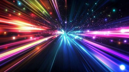 Obraz premium Vibrant design representing fast internet experience.