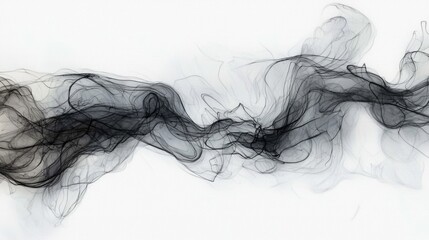 Fototapeta premium Artistic monochrome watercolor texture ideal for printing and design.