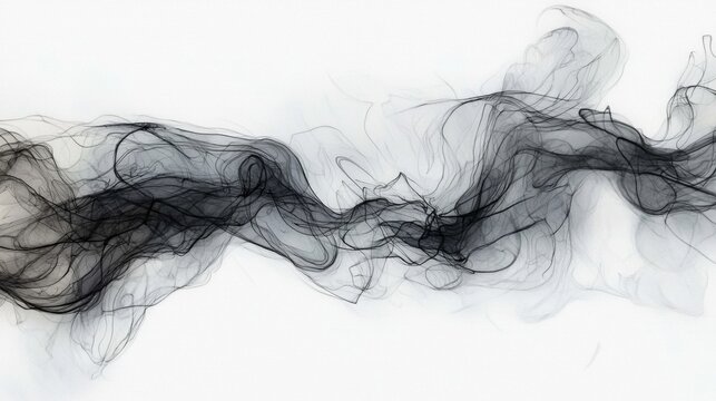 Artistic monochrome watercolor texture ideal for printing and design.