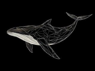 Wireframe Whale