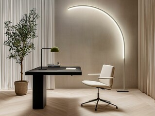 Fototapeta premium Modern Home Office Setup