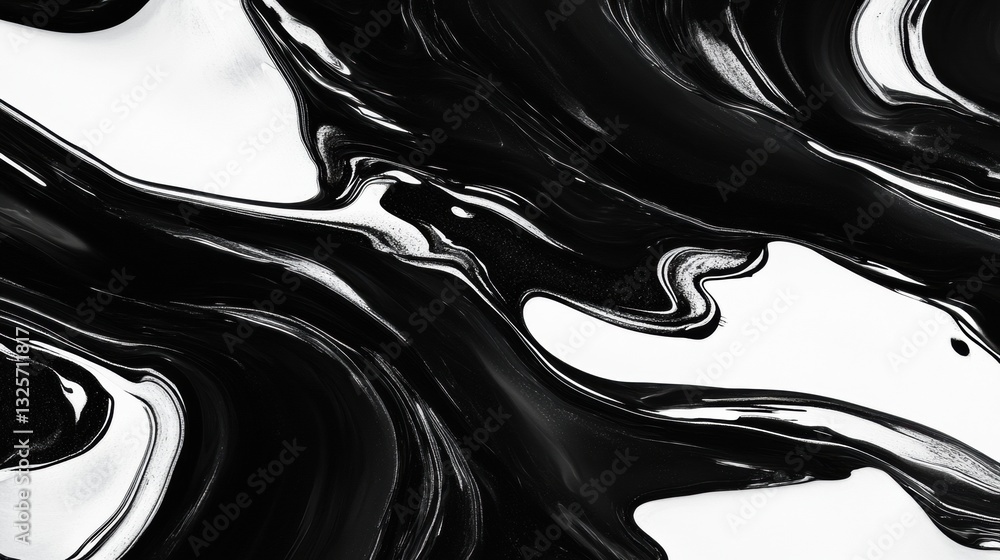 Canvas Prints dynamic patterns in contemporary art with organic lines