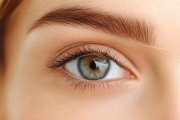 Obraz premium Eyebrow Threading: A Precise Method for Brow Shape Enhancement and Eyelook Transformation