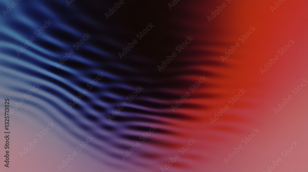 Poster abstract background containing wavy lines and a gradient color scheme