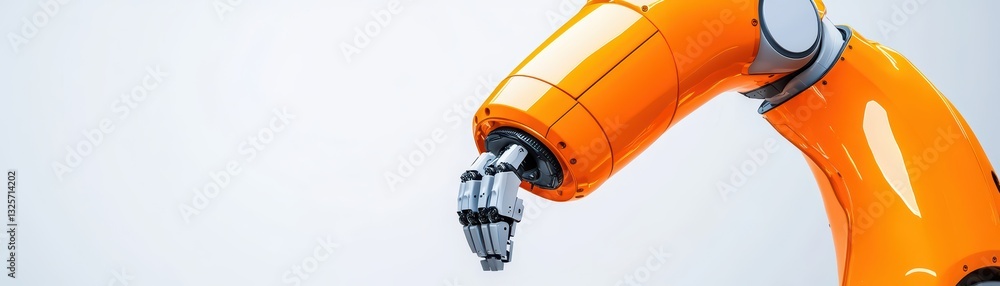 Poster advanced robotic arm symbolizing future technology and innovation in industry and automation