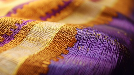 Intricate Handcrafted Tablecloth with Organic Patterns