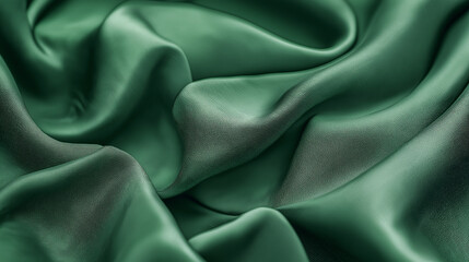 Fototapeta premium Green abstract texture with grunge canvas effect, gradient lighting, minimal composition.