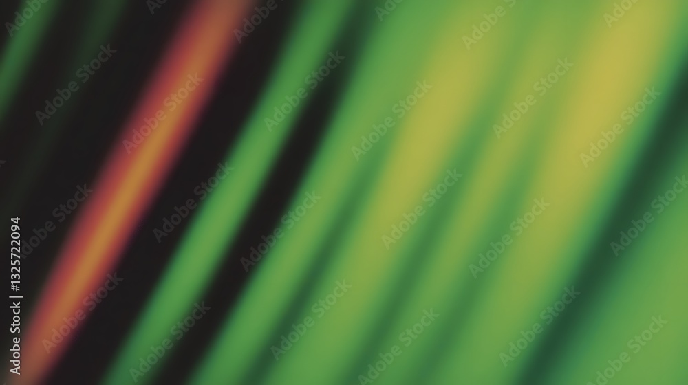 Poster diagonal gradients of different colors blur across the background