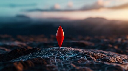 3D Map Pin  Location Marker  Navigation  Red Pointer   Global Positioning  Travel  Explora