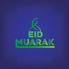 Arabic Eid Background Wish Card 