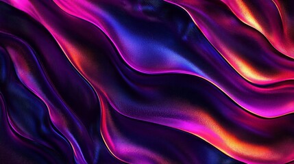 Obraz premium Abstract Colorful Waves with Smooth Flow and Vibrant Lighting