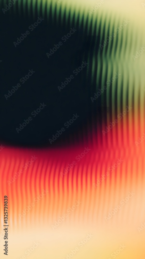 Poster abstract vertical lines and gradient colors are shown in image
