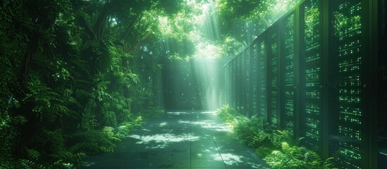 Digital Oasis: Nature and Technology in Harmony