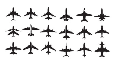 Naklejka premium aeroplane vector