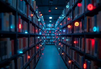 Generative AI Library of Emotions: A Digital Bookcase Illuminated by Emojis