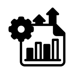 document report growth business analytic solid style