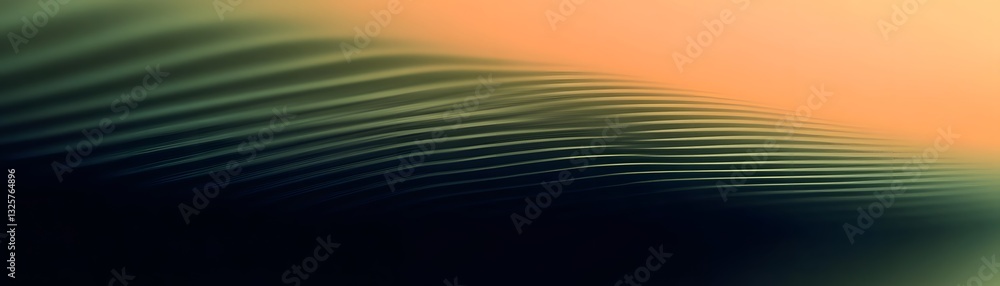 Poster abstract image depicting lines and gradients of color and light