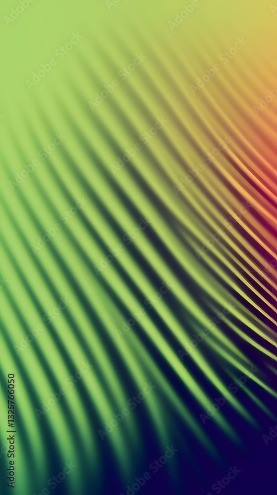 Poster abstract curved lines creating a soft blend of colors and shadows