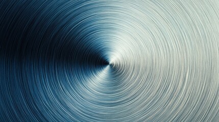Obraz premium Circular Motion of Soft Blue and Silver Metal Texture Swirls