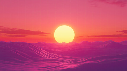 A Vivid Red and Orange Sunset Sky with Gradients for Captivating Visuals