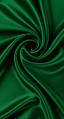 Obraz premium Luxurious Green Silk Fabric