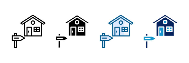 Rent Icon Set Multiple Style Collection