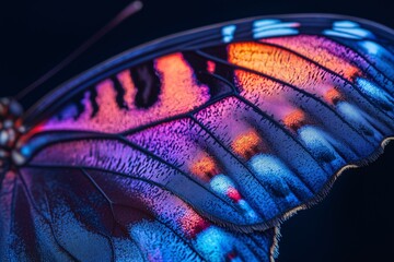 Close-up of Colorful Butterfly Wing