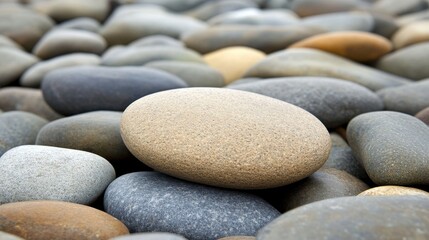 Smooth Stone Surface with Vibrant Natural Textures