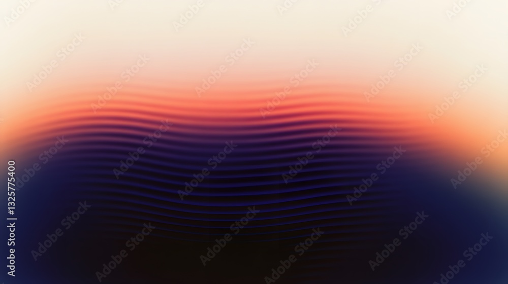 Aufkleber blurred gradient color spectrum featuring wavy horizontal bands across the image