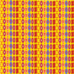 Flora seamless pattern, bunch of flowers