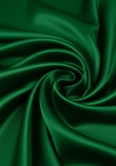 Obraz premium Luxurious Green Silk Fabric