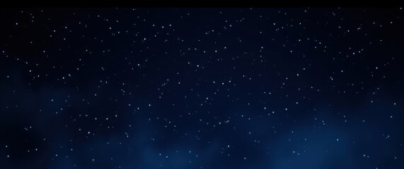 A mesmerizing view of a dark night sky, filled with countless stars twinkling like diamonds across the dark