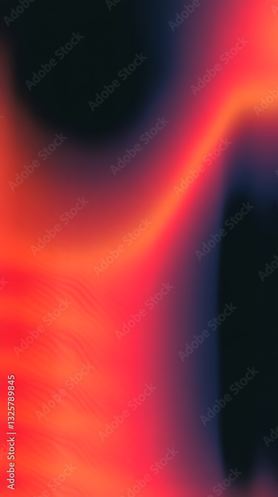 Poster abstract gradient of vibrant colors forming an interesting pattern of light