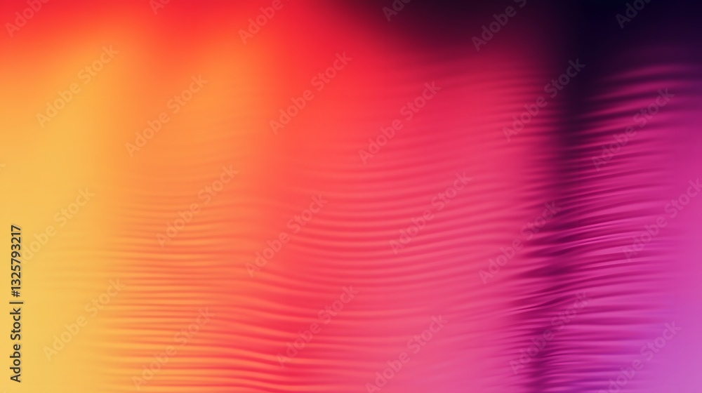 Poster a colorful abstract background depicts a wavy gradient texture with light