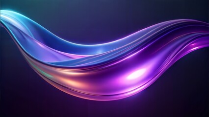 Naklejka premium abstract purple blue wave background