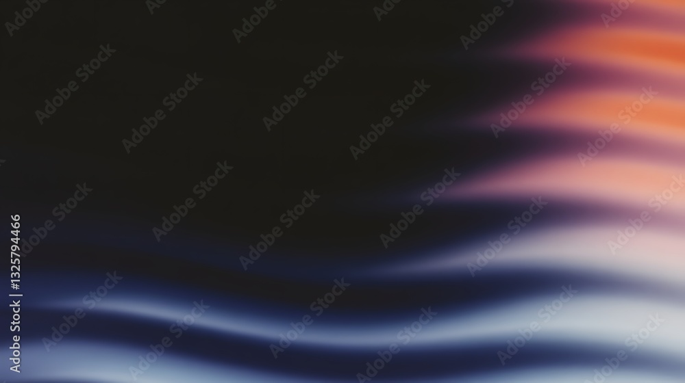 Aufkleber blurry abstract display of wavy colors transitions softly