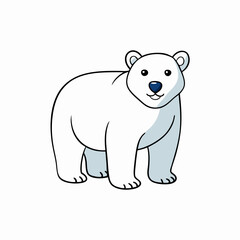 polar bear vector illustration