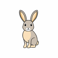 vector illustration of a rabbit
