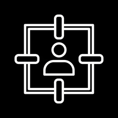 Obraz premium Target Audience Vector Icon