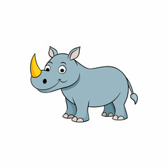 rhino vector illustration