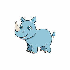rhino vector illustration
