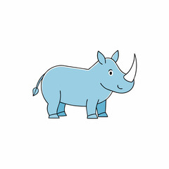rhino vector illustration
