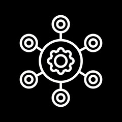 Network as a Service Vector Icon