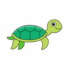 turtle cartoon vector