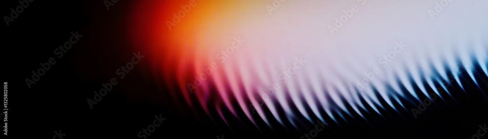 Poster an abstract image showing gradients and rippled color effects